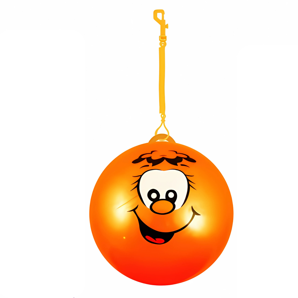 Assorted Fruit Smiley PVC Football Keychains