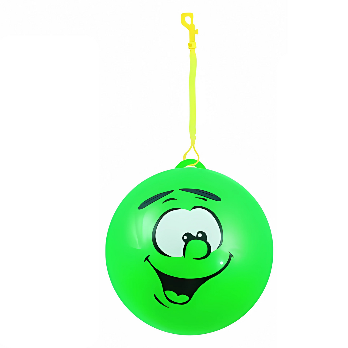 Assorted Fruit Smiley PVC Football Keychains