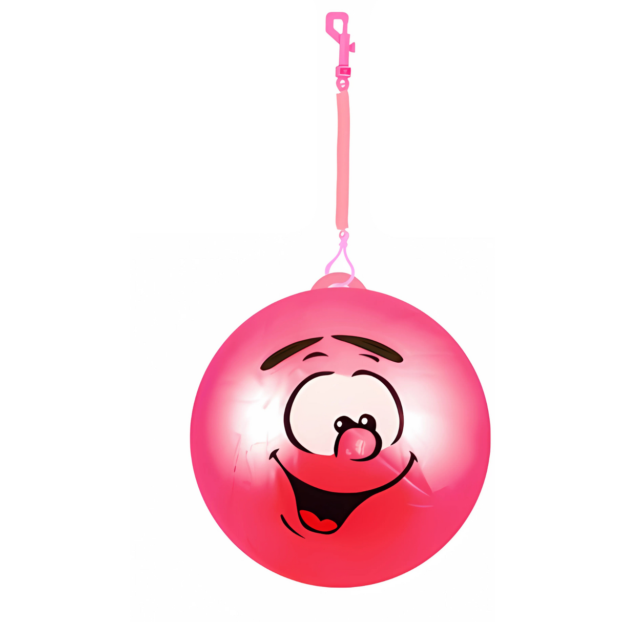 Assorted Fruit Smiley PVC Football Keychains