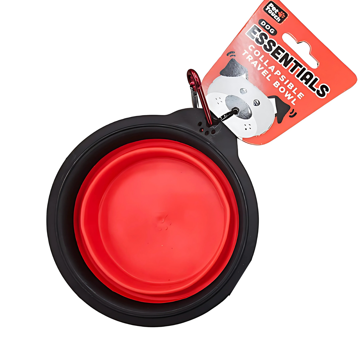 Pet Touch Collapsible Travel Dog Assorted Bowl (HT8452)