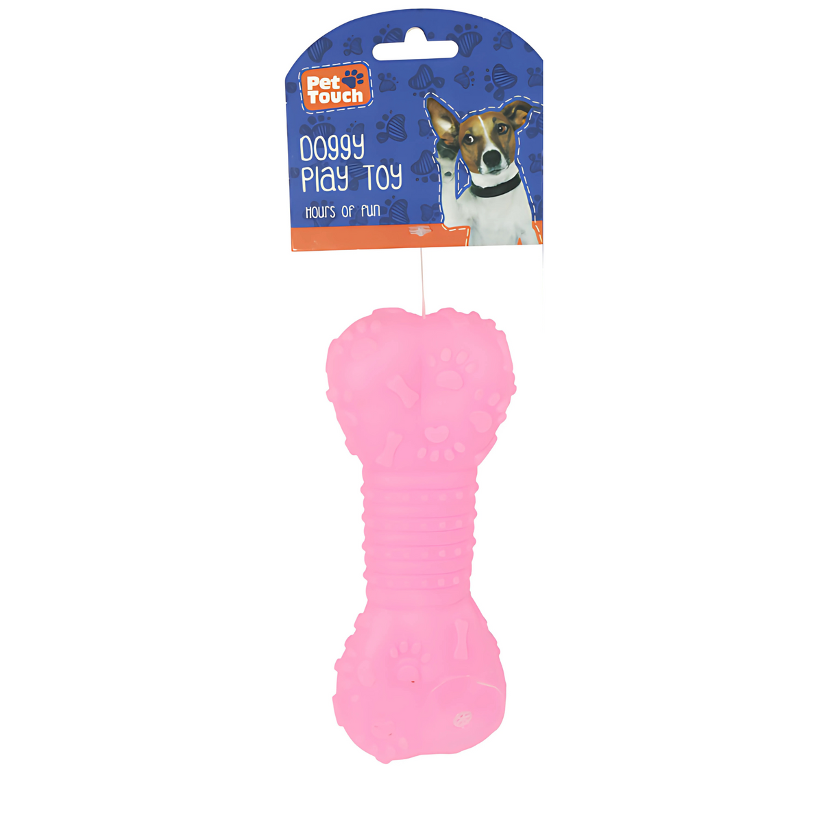 Pet Touch Squeaky Bone Assorted Dog Toy (HT6547)