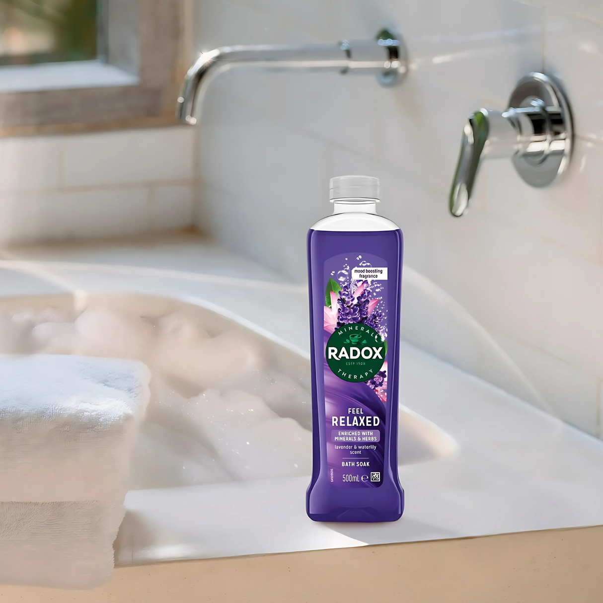Radox Feel Relaxed Liquid Bath Soak 500ml | Pack of 6