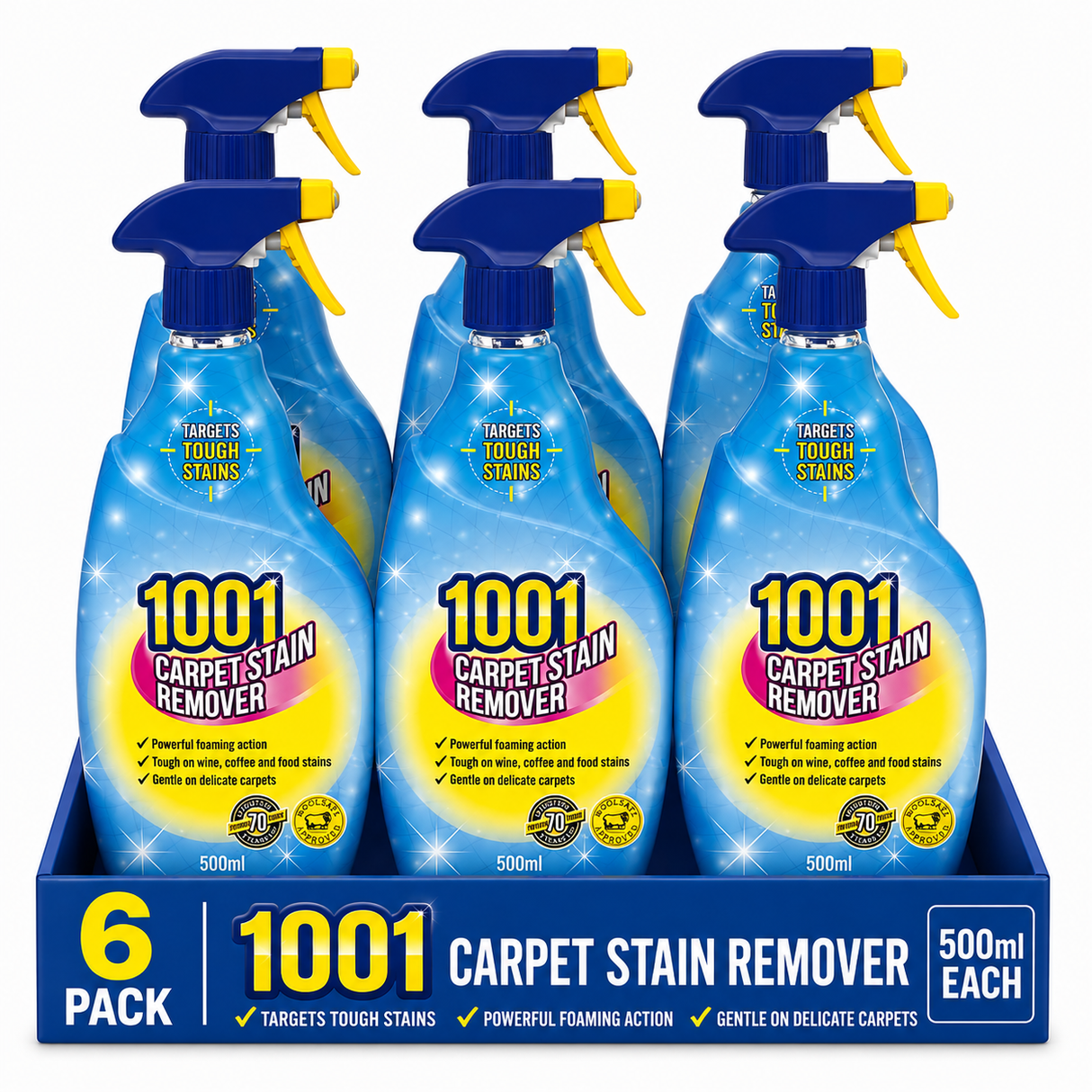 1001 Carpet Stain Remover 500ml | Pack of 6