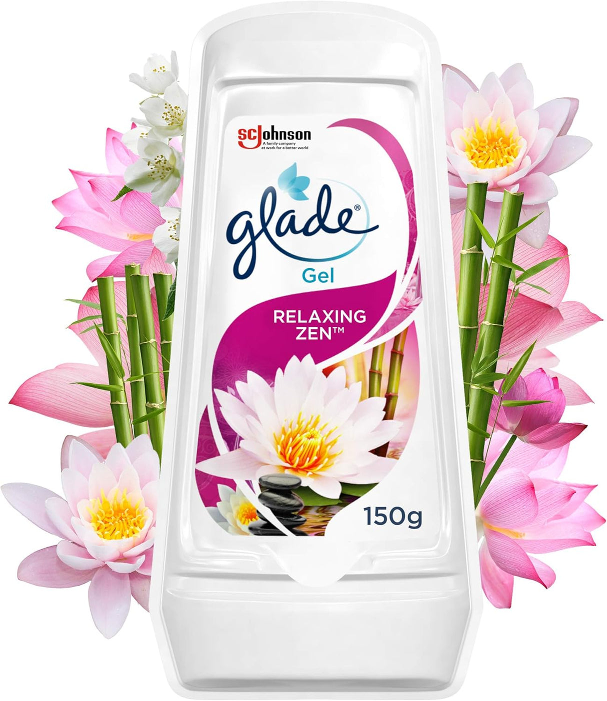Glade Solid Gel Relaxing Zen Air Freshener 150g