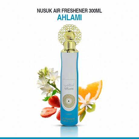 Nusuk Ahlami Air Freshener 300ml Floral Fragrance Aroma