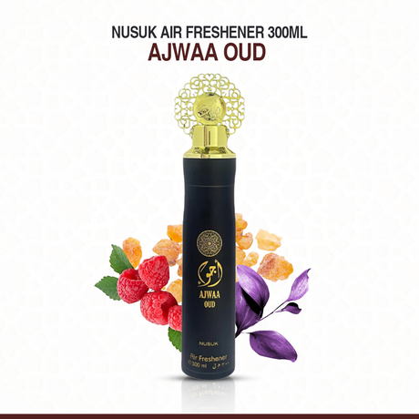 Nusuk Ajwaa Oud Air Freshener 300ml Aroma Floral