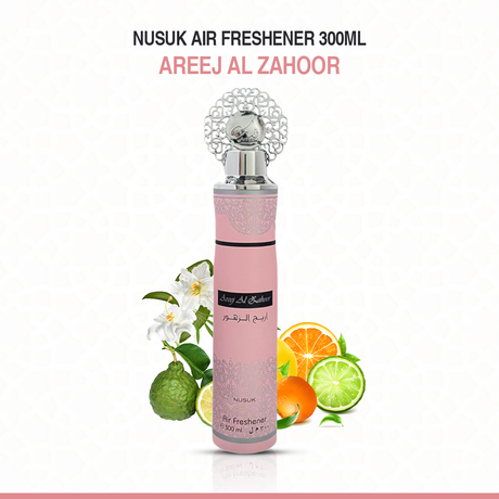 Nusuk Areej al Zahoor Air Freshener 300ml - Fragrance Room