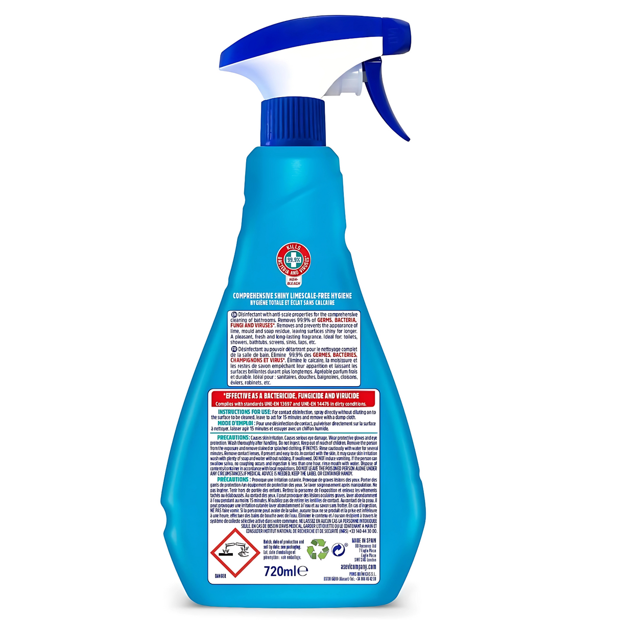 Asevi Bathroom Disinfectant Spray Gerpostar Plus 720ml