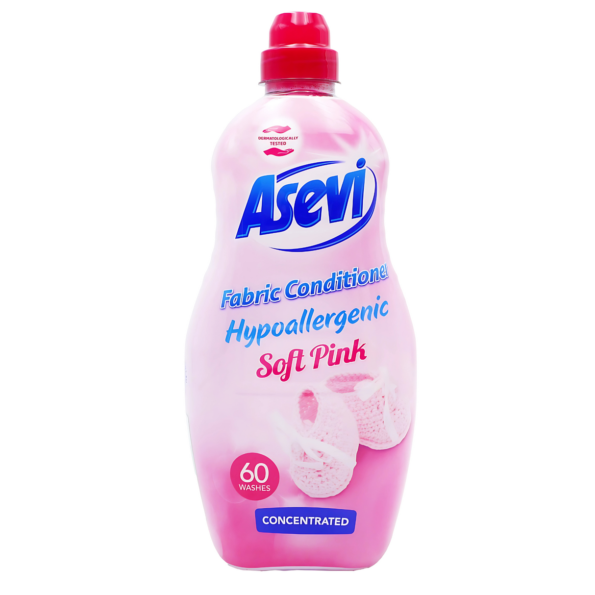 Asevi Fabric Conditioner Hypoallergenic Soft Pink 1380ml (60 Washes)