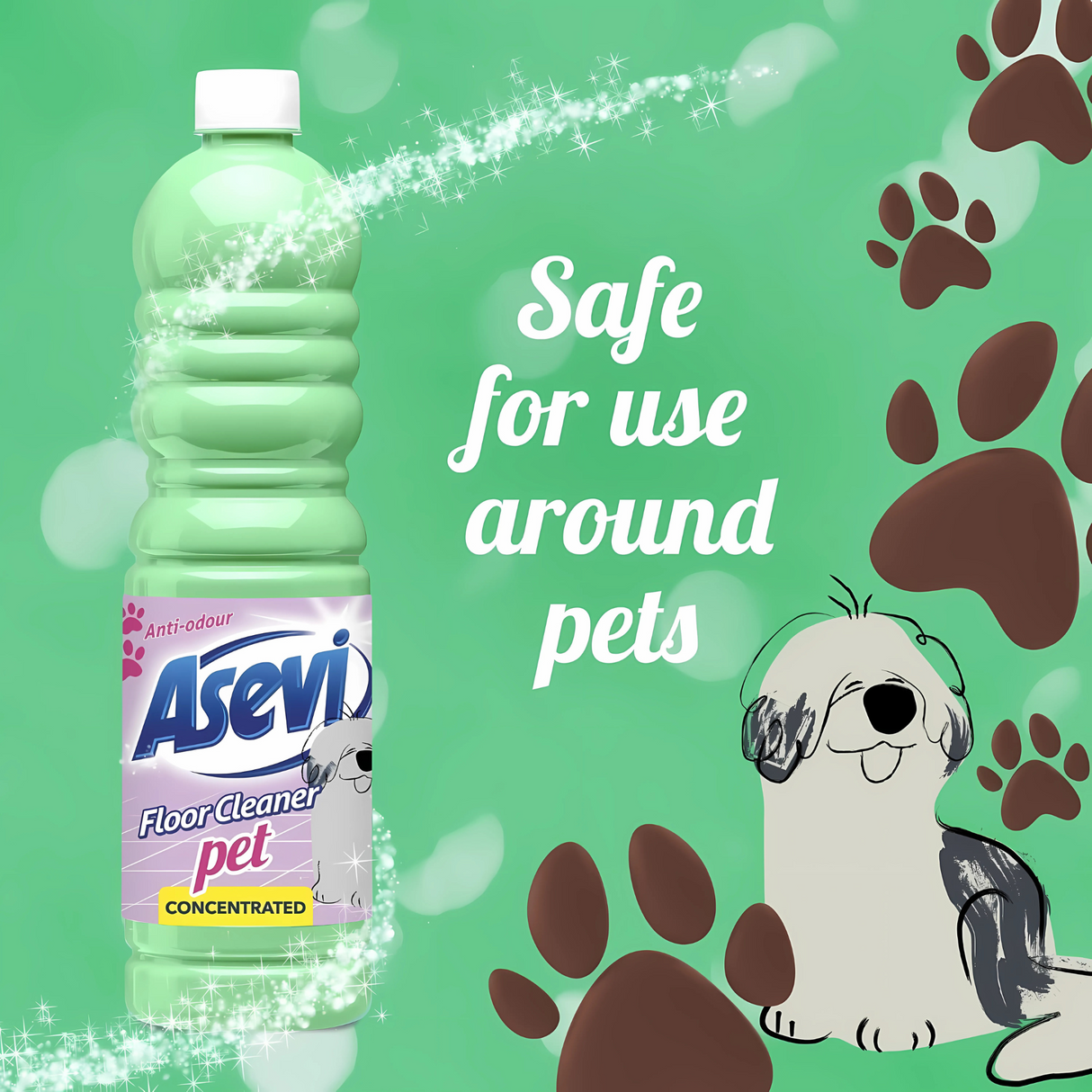 Asevi Pet Floor Cleaner 1L