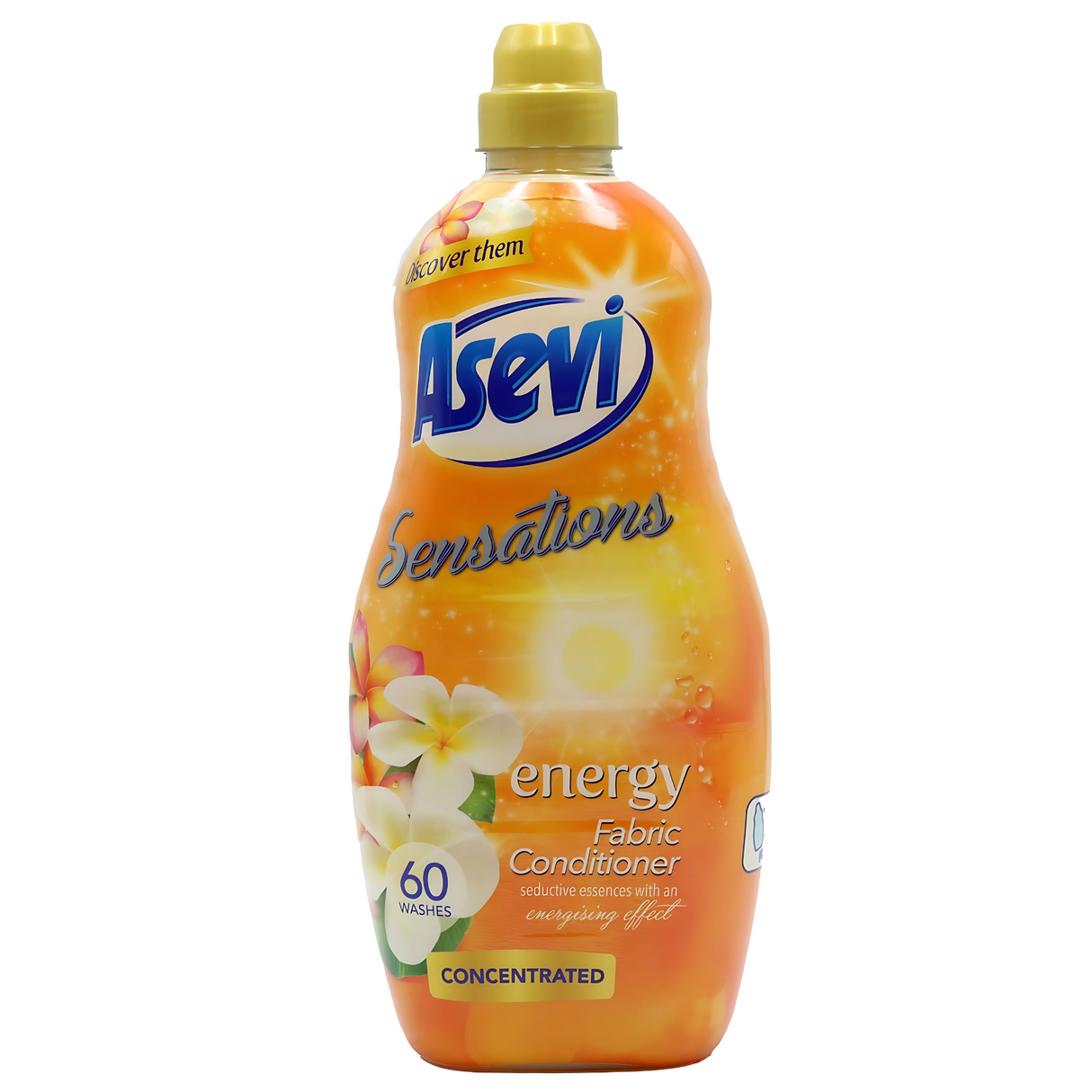 Asevi Sensations Energy Fabric Conditioner 1380ml (60 Washes)