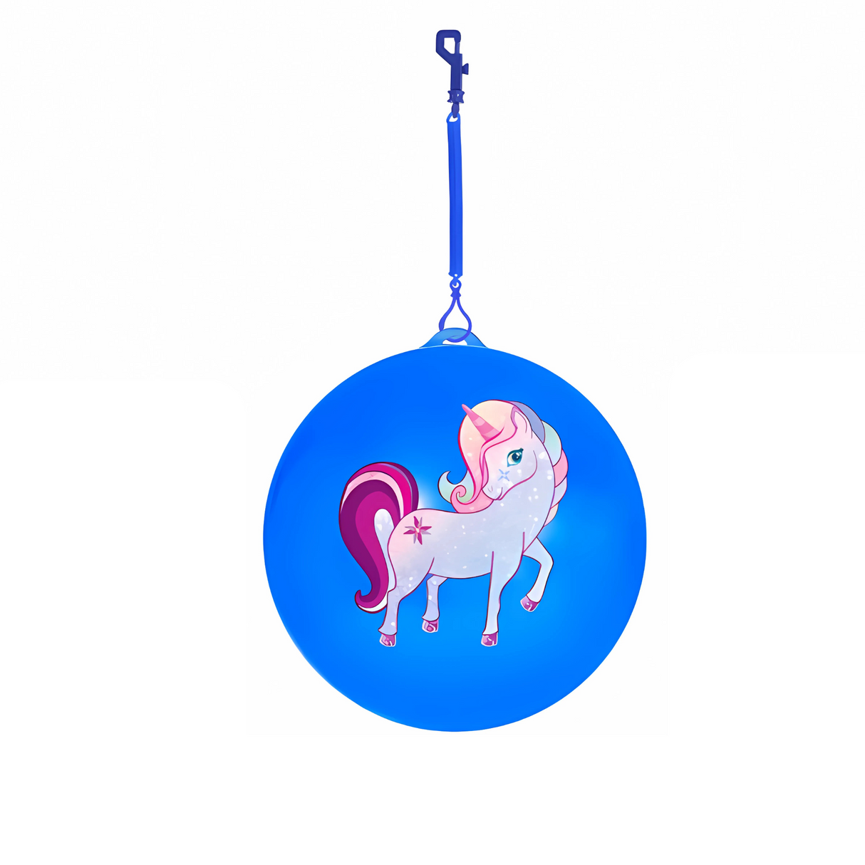 Assorted Unicorn PVC Football Keychains 90g