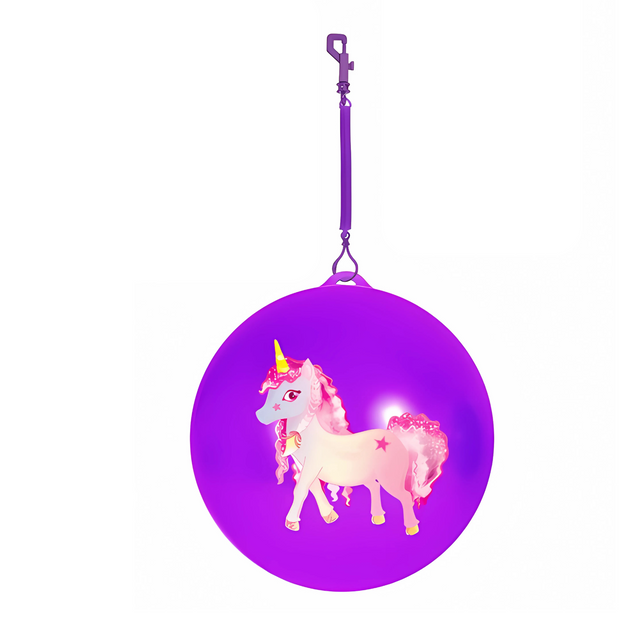 Assorted Unicorn PVC Football Keychains 90g