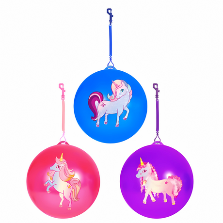 Assorted Unicorn PVC Football Keychains 90g
