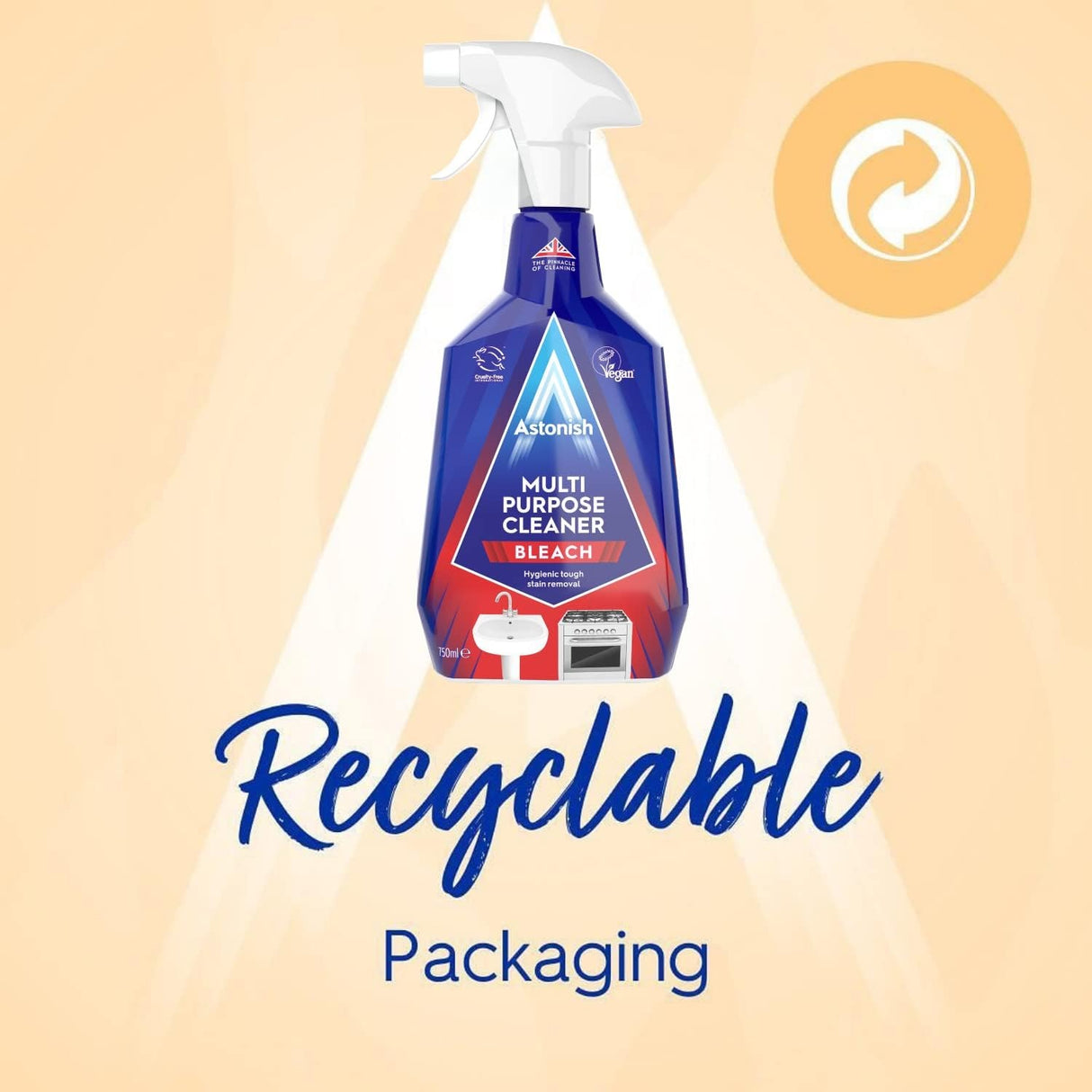 Astonish Multipurpose Cleaner with Bleach Trigger 750ml