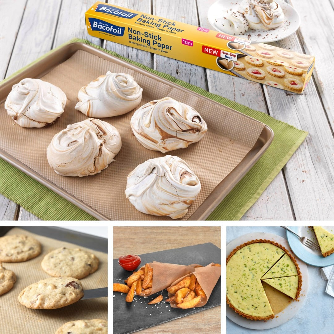 Bacofoil Non-Stick Baking Paper with Non-Slip Base