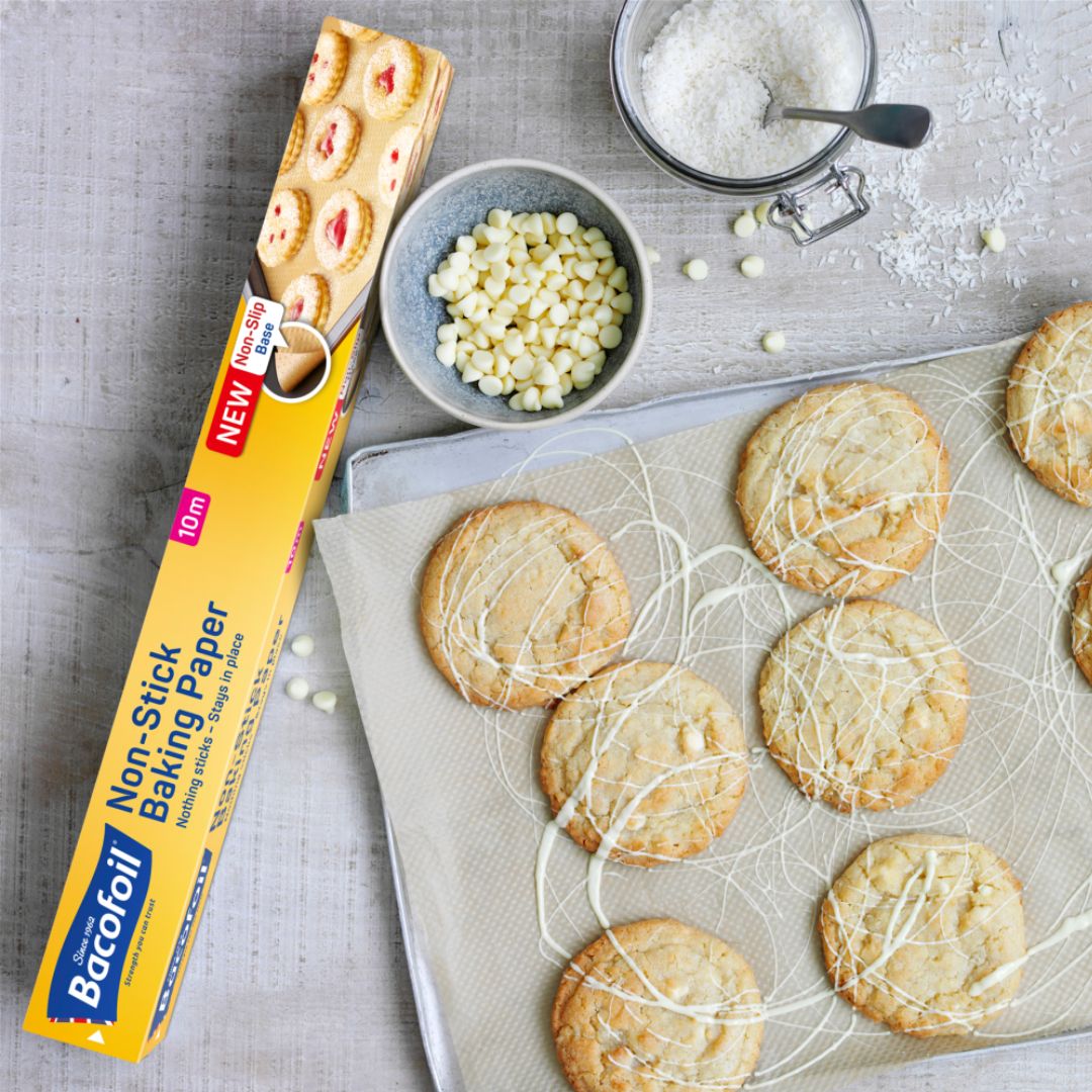 Bacofoil Non-Stick Baking Paper with Non-Slip Base