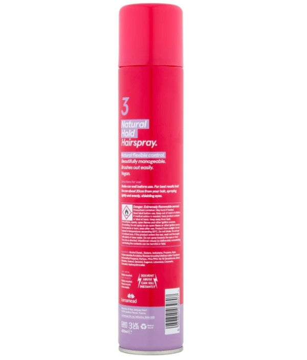 Bristows Natural Hold Hairspray 400ml