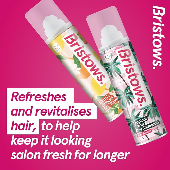 Bristows Tropical Fresh Dry Shampoo 200ml