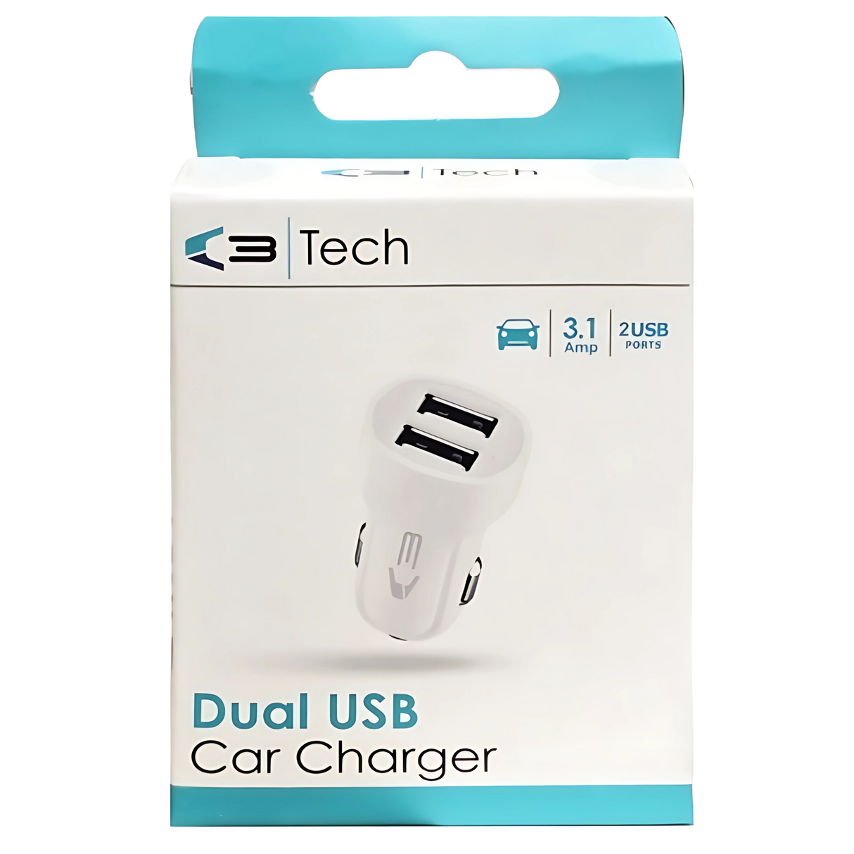 C3 High Speed Dual USB Car Charger (03050)