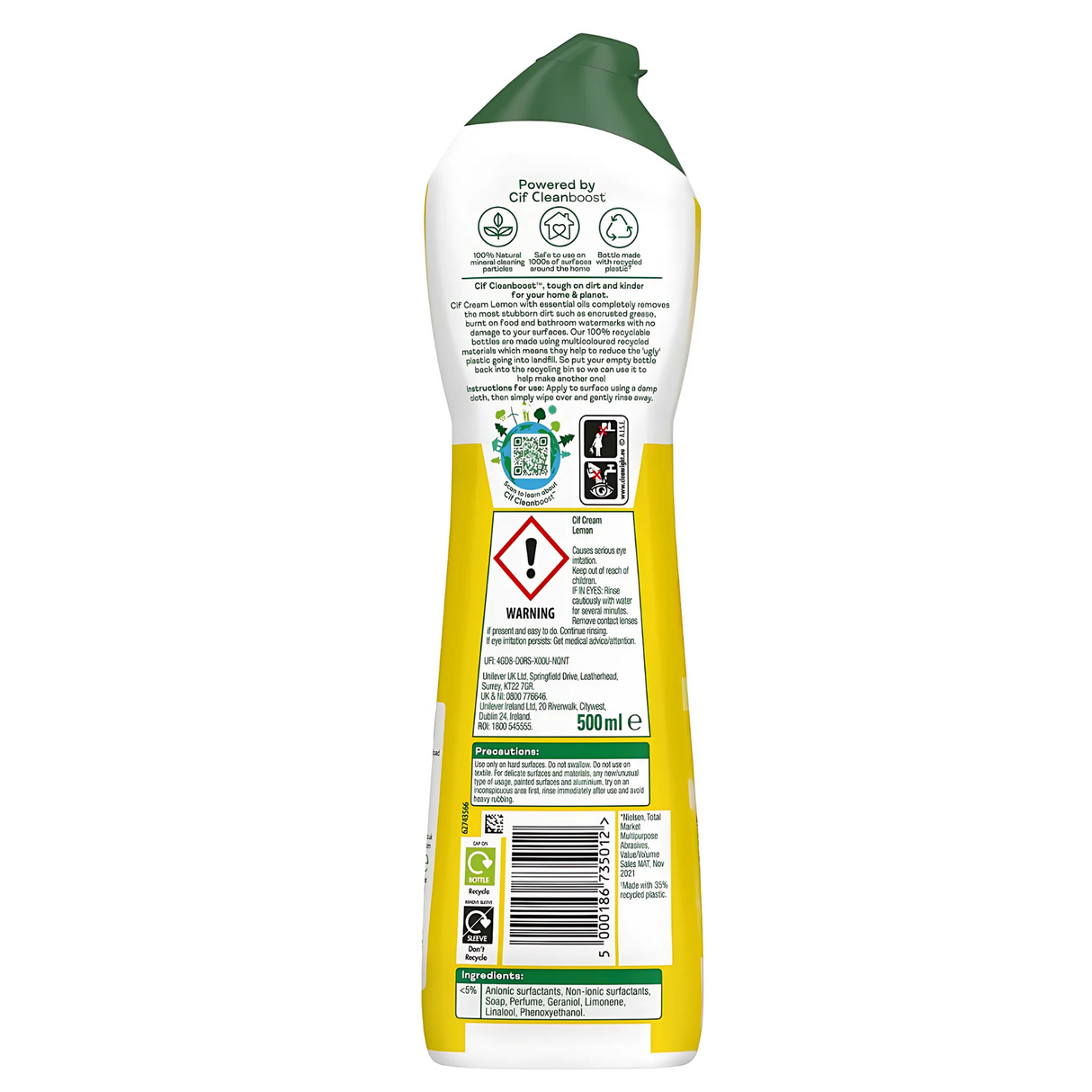 CIF Cream Lemon 500ml