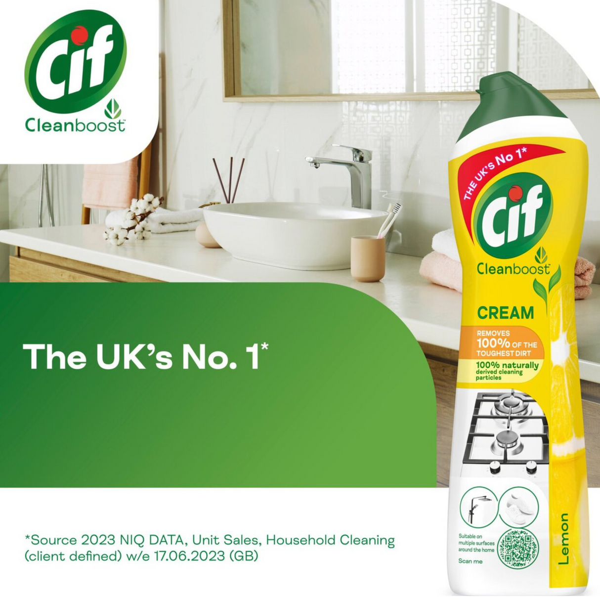 CIF Cream Lemon 500ml