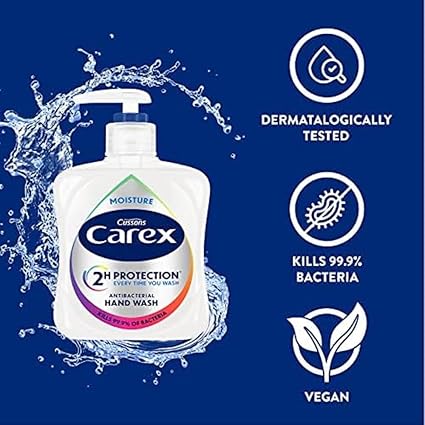 Carex Moisture Plus Antibacterial Hand Wash 250ml