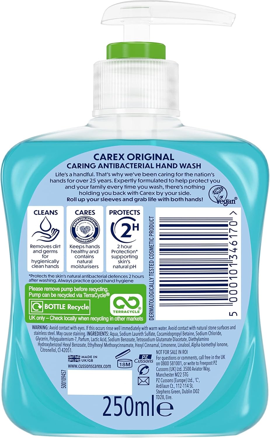 Carex Original Antibacterial Hand Wash 250ml