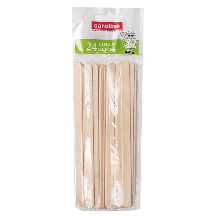 Caroline 15cm Lolly Sticks (Pack of 24)