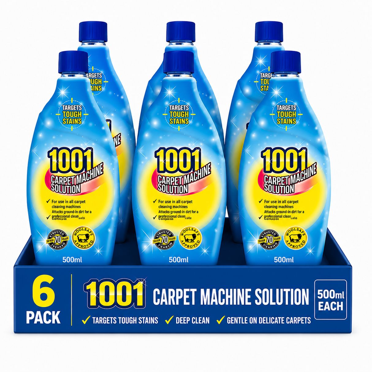 1001 Carpet Machine Solution 500ml | Pack of 6