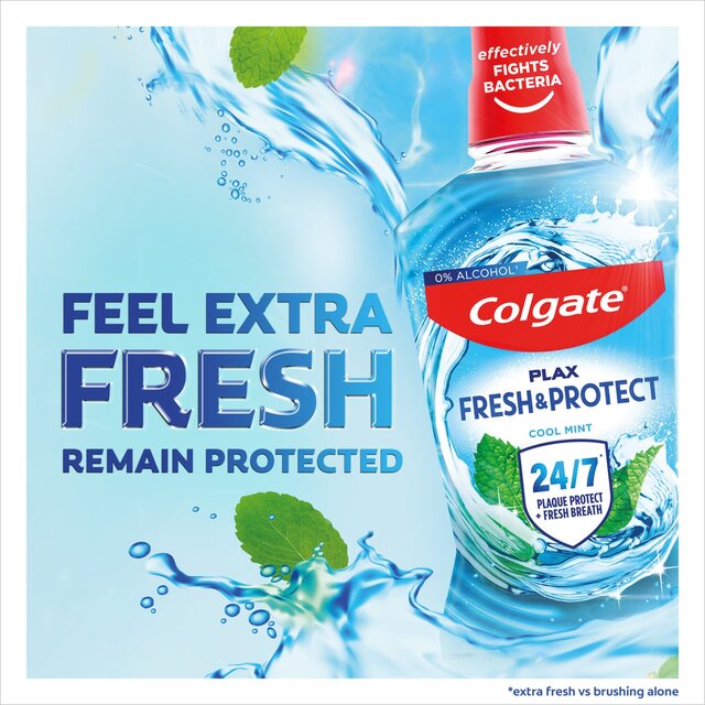 Colgate Plax Cool Mint Alcohol Free Mouthwash 200ml