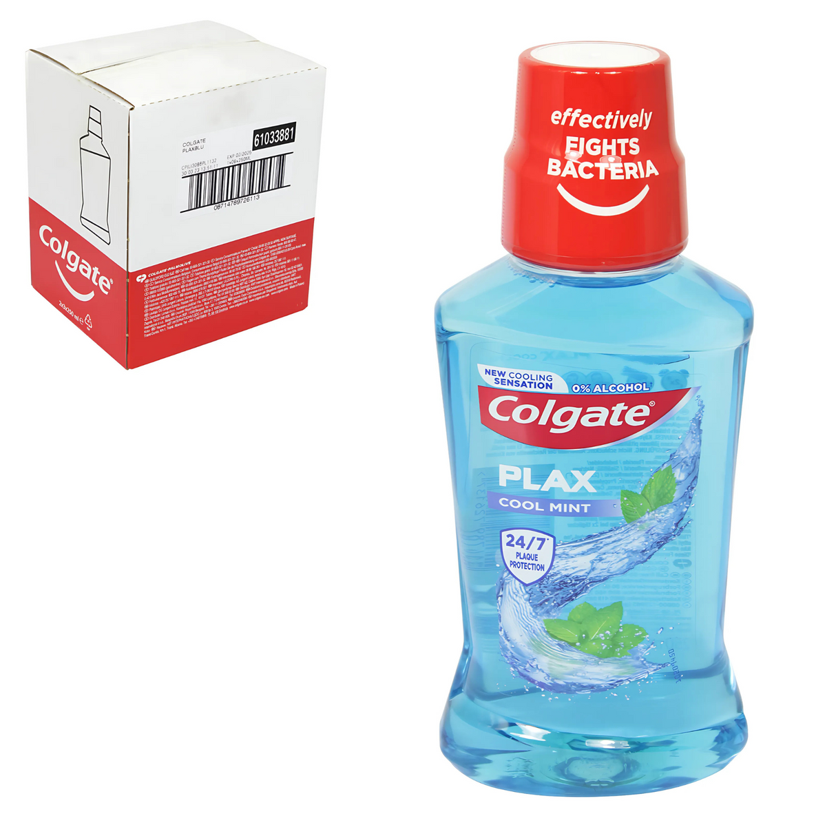 Colgate Plax Mouthwash Cool Mint 250ml | Pack of 6