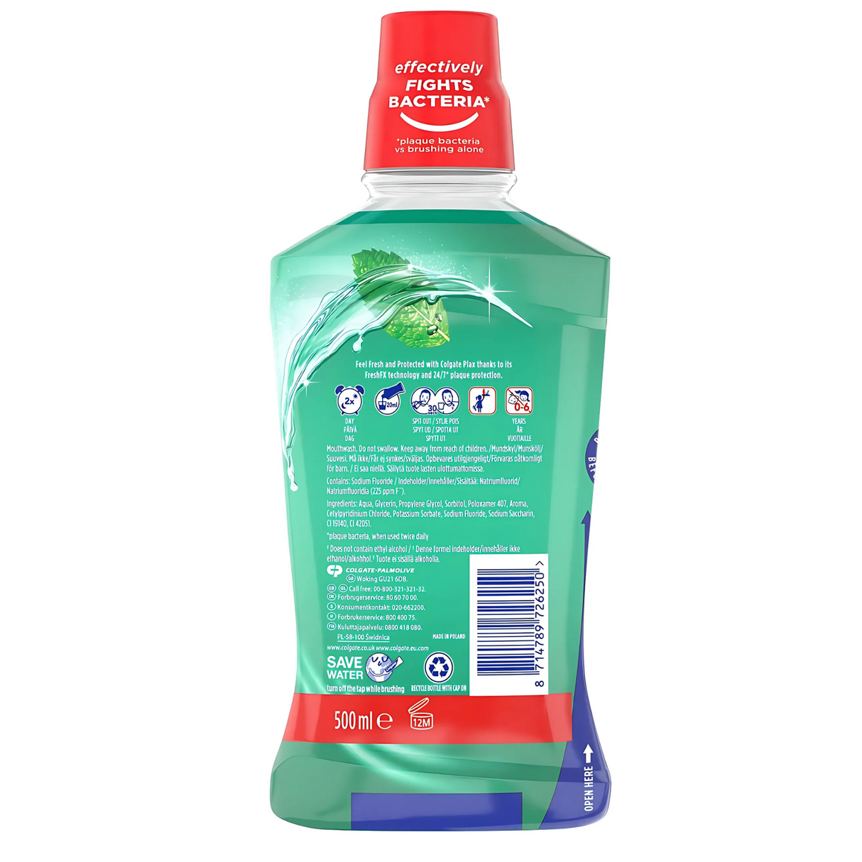 Colgate Plax Mouthwash Soft Mint 250ml