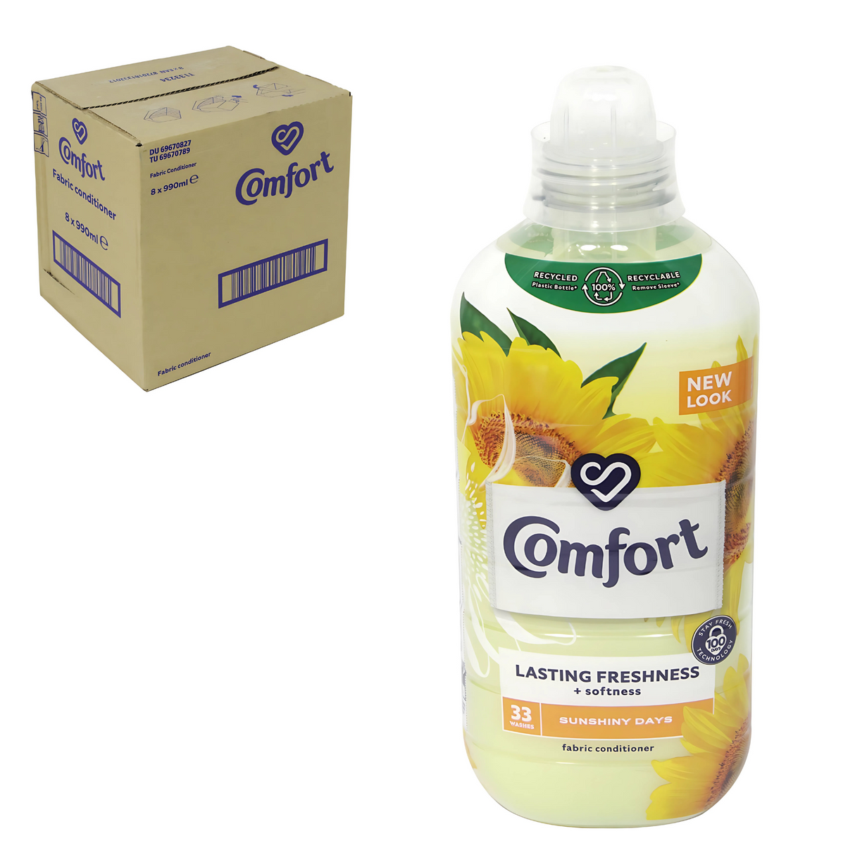 Comfort Fabric Conditioner Sunshine 990ml 33 Washes
