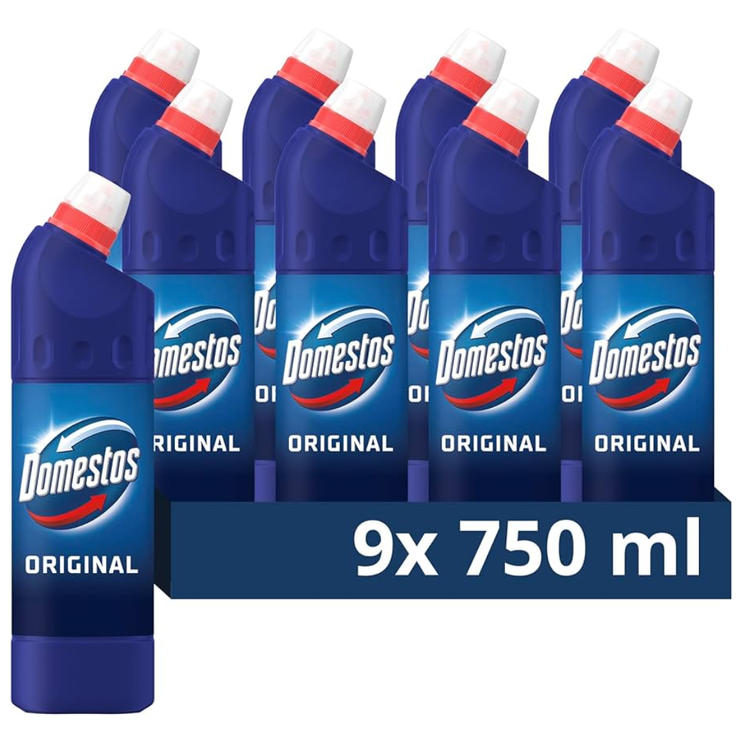 Domestos Thick Bleach Original 750ml | Pack of 9