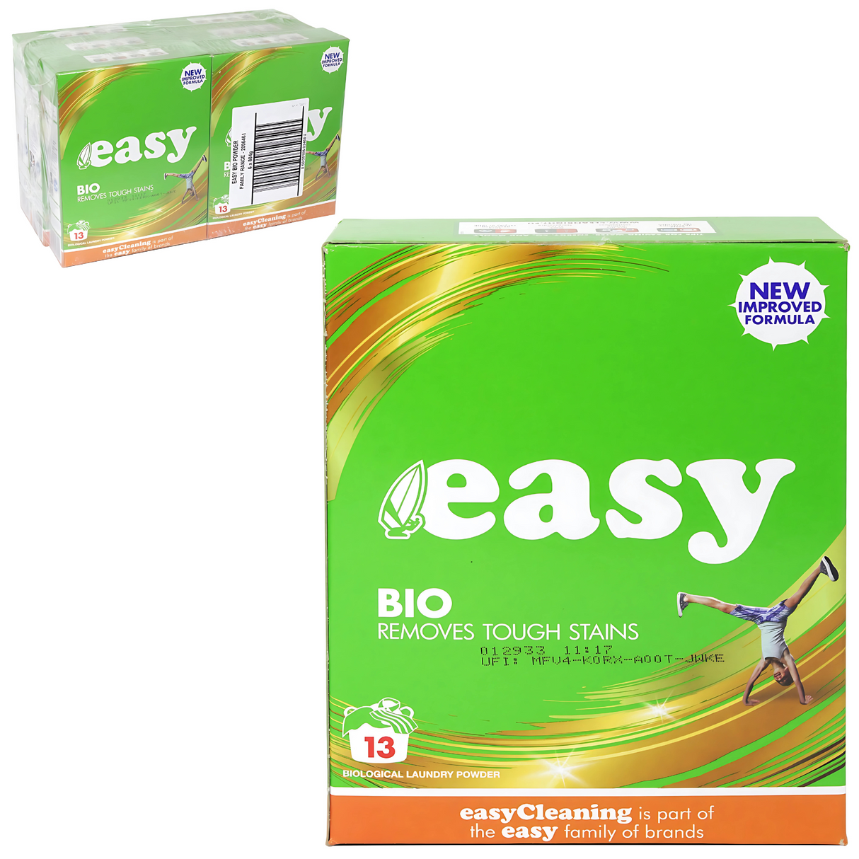 Easy Bio Washing Powder 884g (13 Washes) - Pack of 6
