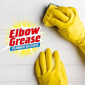 Elbow Grease Rubber Gloves 1 Pair - Large