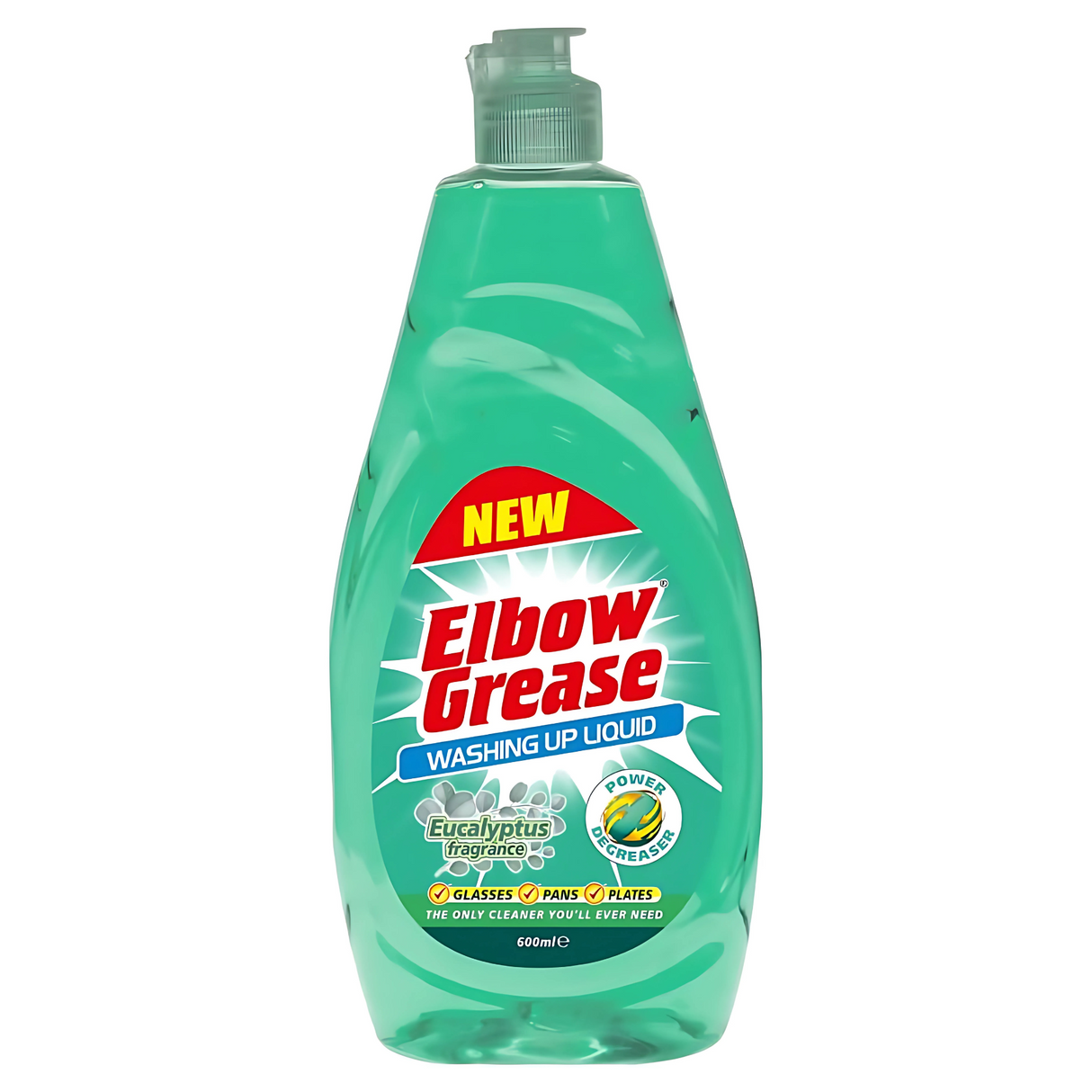 Elbow Grease Washing Up Liquid Eucalyptus 600ml