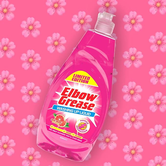 Elbow Grease Washing Up Liquid Pink Blush 600ml