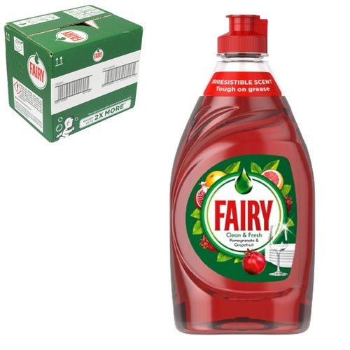 Fairy Washing Up Liquid Pomegranate & Grapefruit 320ml - Pack of 10