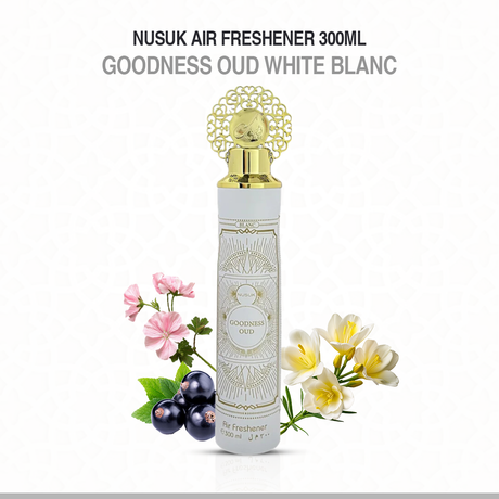 Nusuk Goodness Oud White Blanc Air Freshener 300ml