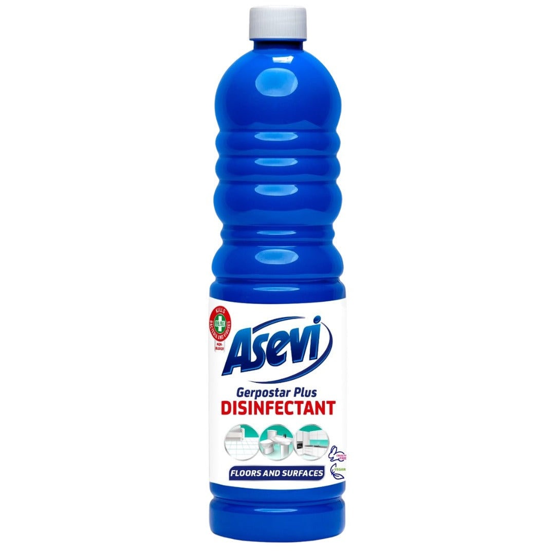 Asevi Gerpostar Plus Disinfectant & Floor Cleaner 1 Litre | Pack of 12