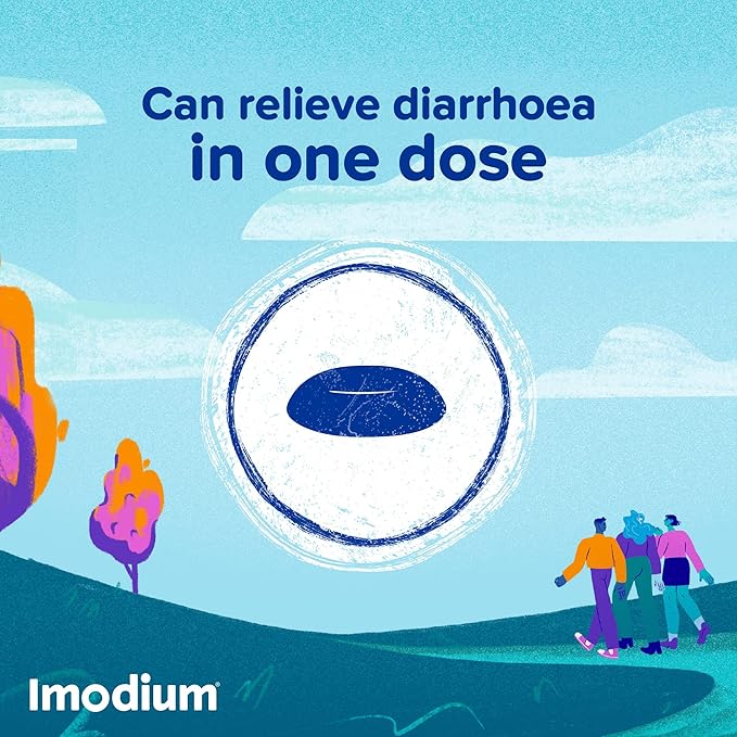 Imodium Original Diarrhoea Relief 2mg Loperamide Capsules 6s
