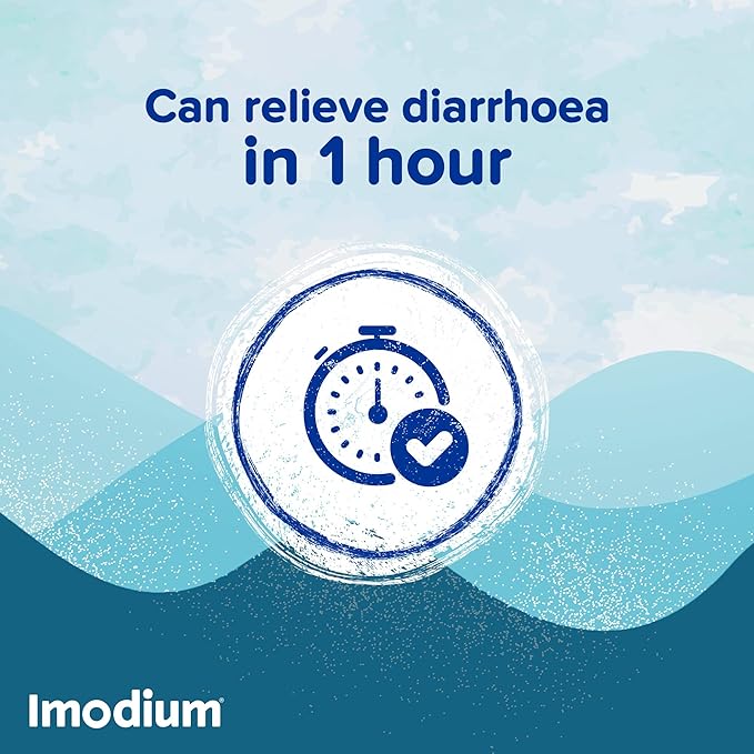 Imodium Original Diarrhoea Relief 2mg Loperamide Capsules 6s