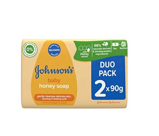 Johnson's Baby Honey Soap Bar 90g Twin Pack