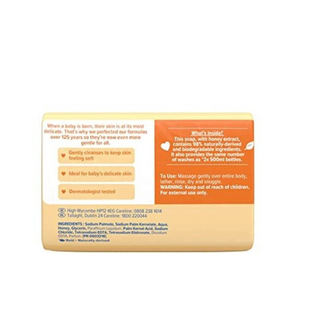 Johnson's Baby Honey Soap Bar 90g Twin Pack