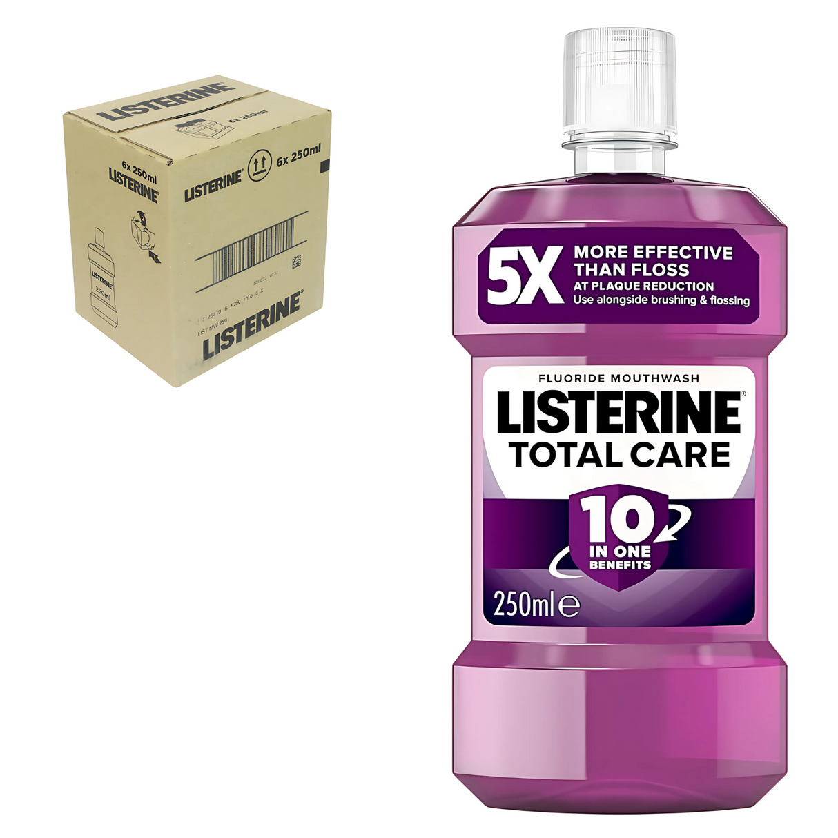 Listerine Total Care Mouthwash 250ml | Pack of 6