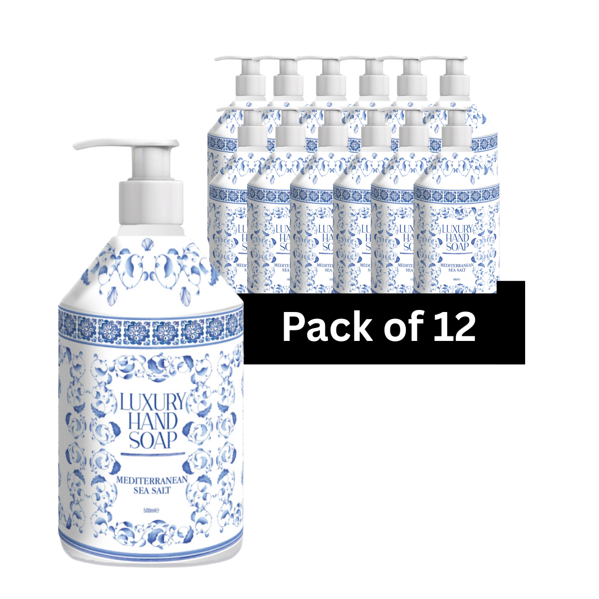 Luxury Hand Soap/Wash Mediterranean Sea Salt 500ml