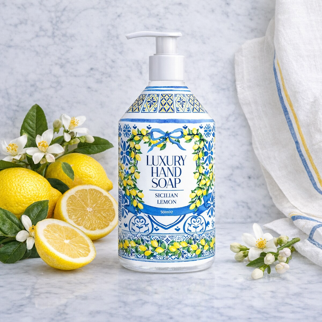 Luxury Hand Soap/Wash Sicilian Lemon 500ml