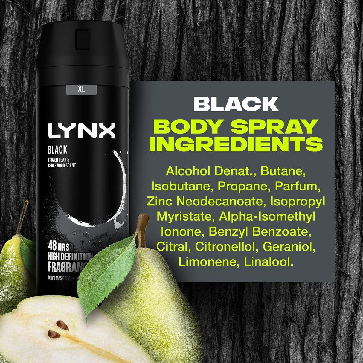 Lynx Body Spray XL Black 200ml
